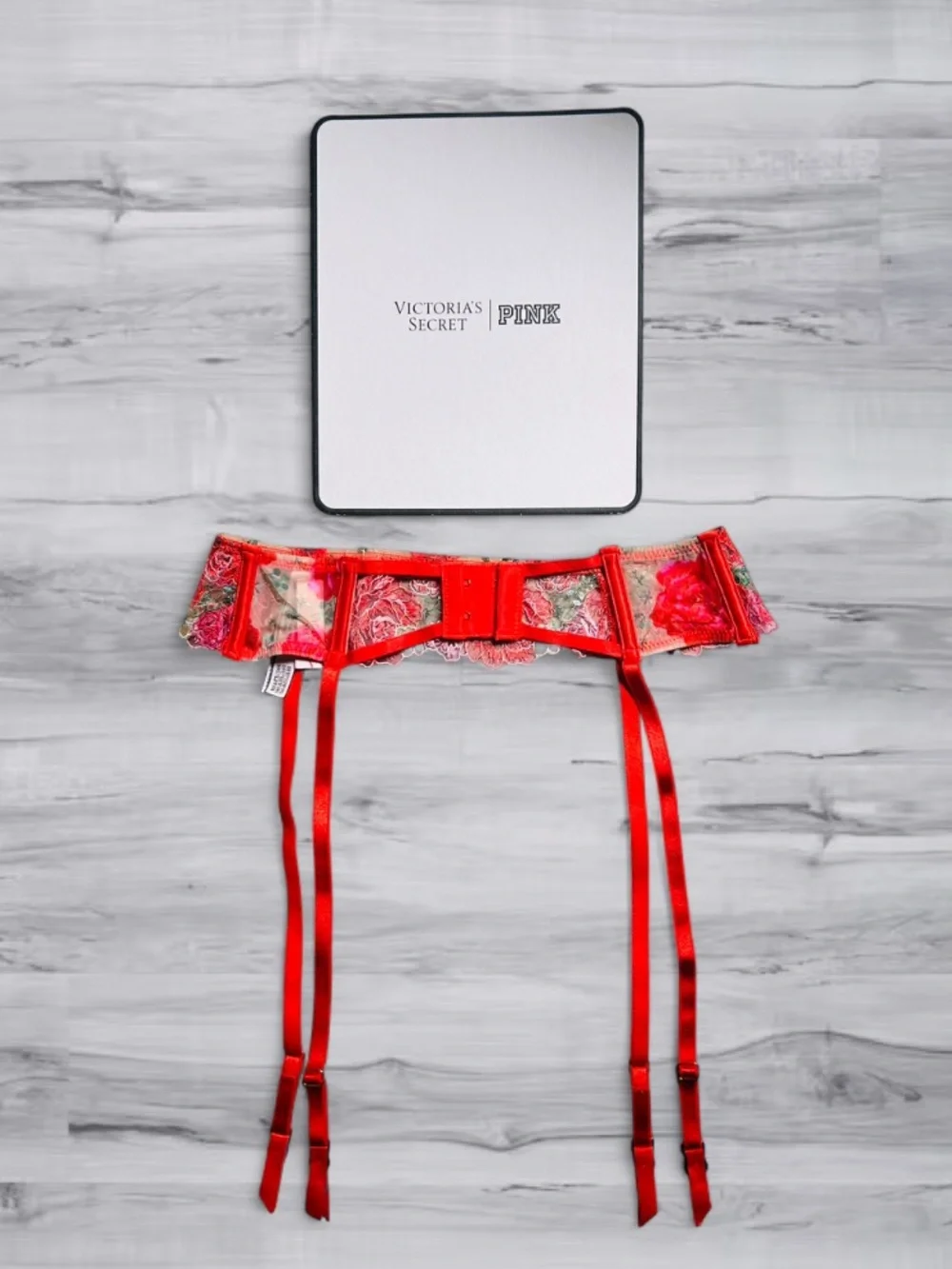 💐 Floral Garter Belt Dream Angels Victoria Secret XS/S NWT